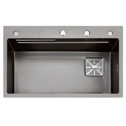 Chậu rửa bát 1 hố Nano GRUNDER GR-7547MK