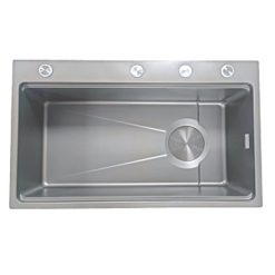 Chậu rửa bát 1 hố Nano GRUNDER GR-7646-5MD