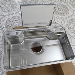 Chậu rửa bát 1 hố Nano GRUNDER GR-8248JB