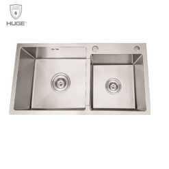Chậu rửa bát 2 hố lệch Huge H-1200A1