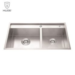 Chậu rửa bát 2 hố lệch Huge H-P200A1
