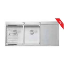 Chậu rửa bát 2 hố cân có bàn Huge H-P200L