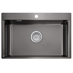 Chậu rửa bát Posco 304 đánh bóng bề mặt KLUGER KF8121B-S75