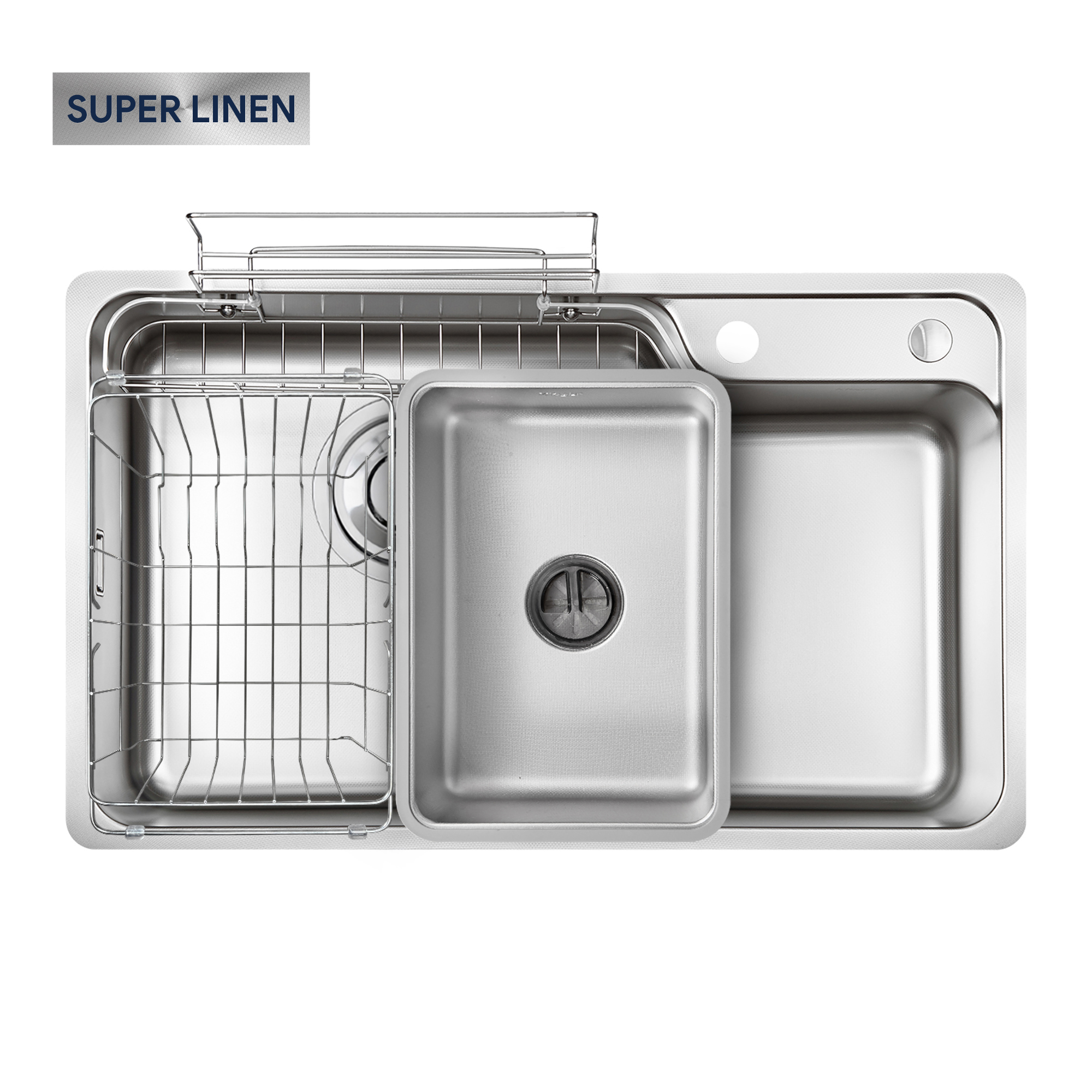 Chậu rửa bát 1 hố Kluger KH8048SL Plus