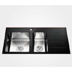 Chậu rửa bát mặt kính TOPY KOREA 10550