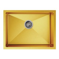 Chậu rửa bát 1 hố Inox304 màu vàng Pona PNI3-5944