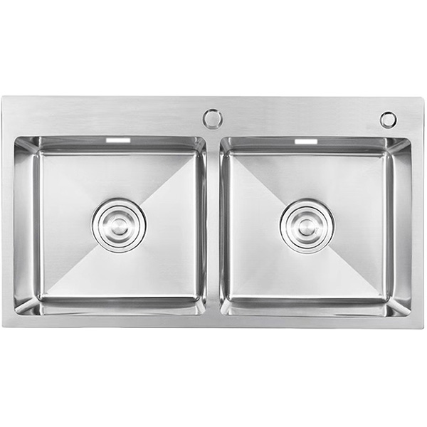 Chậu rửa bát Handmade 2 hố Bauer BS 8245HM