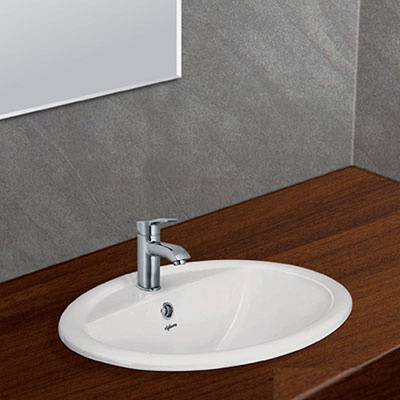 Chậu rửa lavabo dương vành Viglacera CD1
