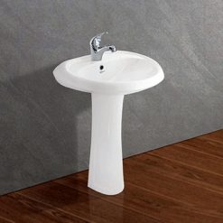 Chậu rửa lavabo treo tường và chân Viglacera VI1T