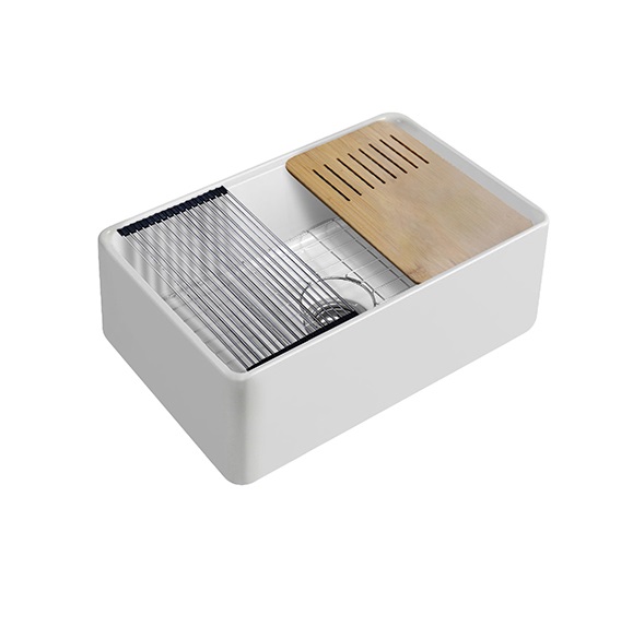 Chậu rửa bát sứ FFC kháng khuẩn Basic BS-K3020