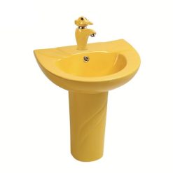 Chậu rửa mặt dành cho trẻ em mau vàng MKCTE-528Y