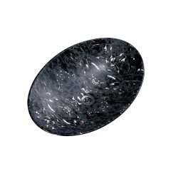 Chậu rửa mặt đặt bàn hoa văn màu đen Artize ADS-MBT-64913