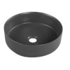 Chậu rửa lavabo màu đen nâu Bancoot L01-BR