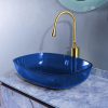 Chậu rửa lavabo thủy tinh Miken GB541
