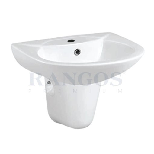 Chậu rửa lavabo chân lửng Rangos RG-6006-1