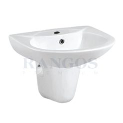Chậu rửa lavabo chân lửng Rangos RG-6006-3