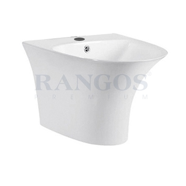 Chậu rửa lavabo liền chân Rangos RG-6108