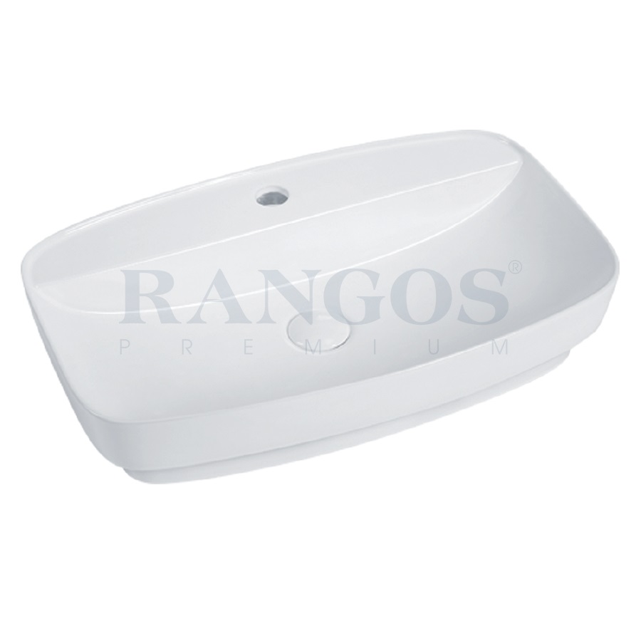 Chậu rửa lavabo bán âm bàn Rangos RG-80001