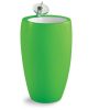 Chậu rửa lavabo chân đứng nghệ thuật màu xanh C3966GR