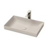 Chậu rửa lavabo đặt bàn TOTO Linear Ceram LT4716G17#MBE be mờ