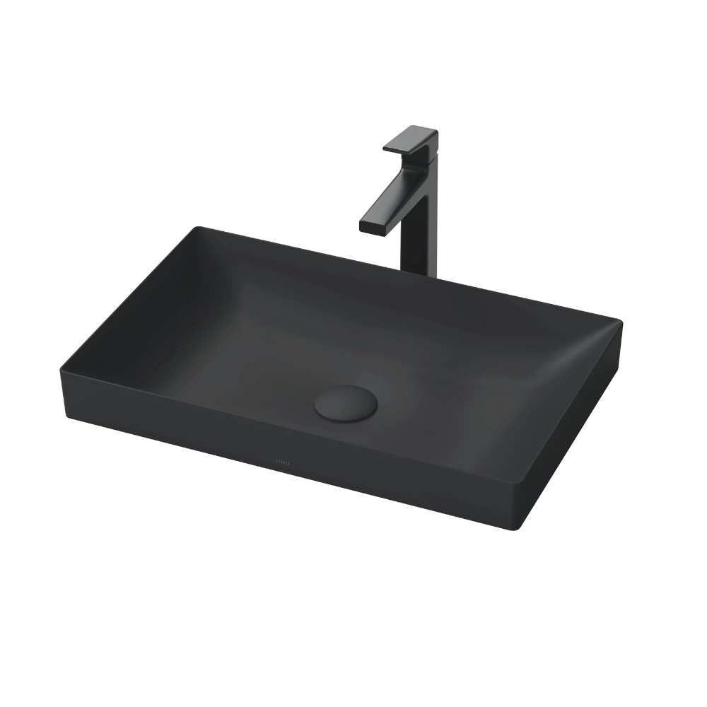 Chậu rửa lavabo đặt bàn TOTO Linear Ceram LT4716G17#MBL