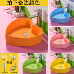 Chậu rửa mặt dành cho trẻ em hình trái tim Miken MKC-5004