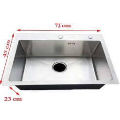 Chậu rửa bát 1 hố đúc liền khối Homaya 7245