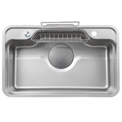 Chậu rửa bát Posco 304 Linen dập nổi KLUGER KF7848FS-S78 Basic