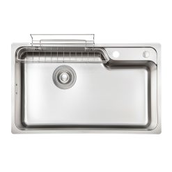 Chậu rửa bát Posco 304 Linen chống xước KLUGER KF8171FS-S80