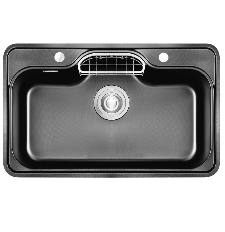 Chậu rửa bát Posco 304 Linen dập nổi KLUGER KW8151FB-S80