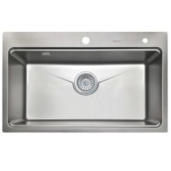 Chậu rửa bát Posco 304 Linen dập nổi KLUGER KW8181FS-S81