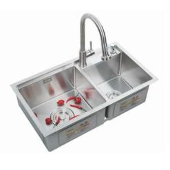 Chậu rửa bát 2 hố lệch Royal Join ST7543L