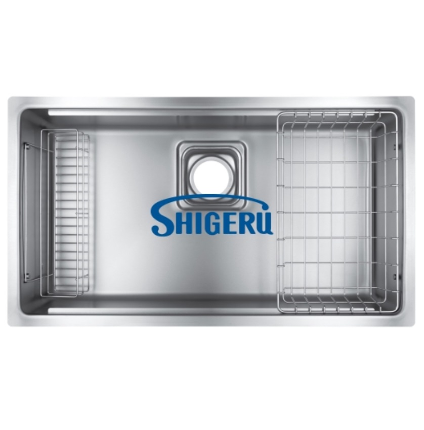 Chậu rửa bát 1 hố lớn nội địa Nhật Bản Shigeru LE JSM-K 2F FS