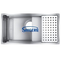 Chậu rửa bát 1 hố lớn nội địa Nhật Bản Shigeru JSL-K 3F FS