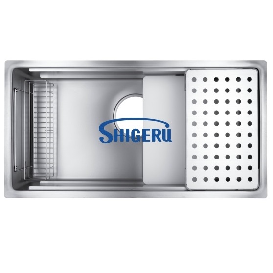 Chậu rửa bát 1 hố lớn nội địa Nhật Bản Shigeru JSL-K 3F FS