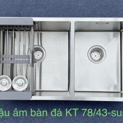 Chậu rửa bát 2 hố lệch Kagol 7843L