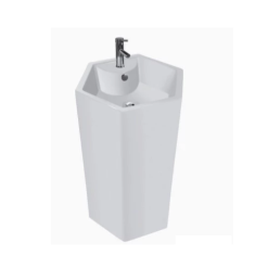 Chậu rửa mặt nghệ thuật chân đứng hình lục giác CP-008