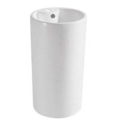 Chậu rửa mặt nghệ thuật chân đứng hình tròn WM023B