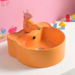 Chậu rửa mặt dành cho trẻ em tai mèo MKV-883