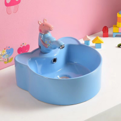 Chậu rửa mặt dành cho trẻ em tai mèo MKV-885