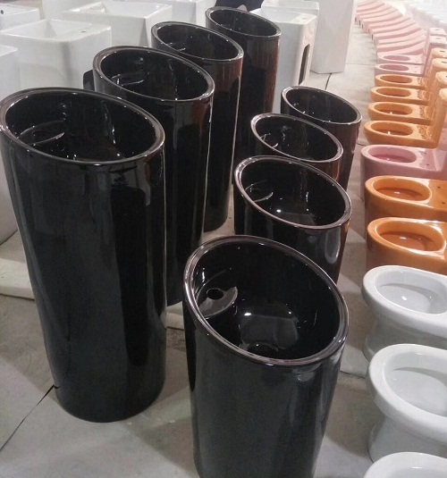 Chậu rửa mặt dành cho trẻ em chân đứng nghệ thuật MKC-5110B