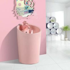 Chậu rửa mặt dành cho trẻ em chân đứng nghệ thuật MKC-5110P