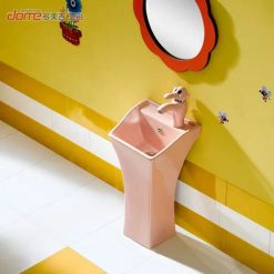 Chậu rửa mặt dành cho trẻ em chân đứng nghệ thuật MKC-5120P