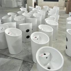 Chậu rửa mặt dành cho trẻ em chân đứng nghệ thuật MKC-5110W