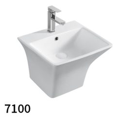 Chậu rửa mặt lavabo chân lửng Kolni 7100