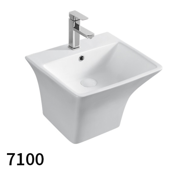 Chậu rửa mặt lavabo chân lửng Kolni 7100