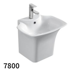 Chậu rửa mặt lavabo chân lửng Kolni 7800