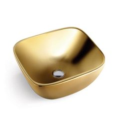 Chậu rửa lavabo nghệ thuật mạ vàng 7812