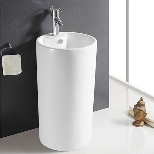 Chậu rửa mặt nghệ thuật chân đứng Miken MKC-6023