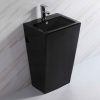Chậu rửa lavabo nghệ thuật màu đen Miken MKC-2076